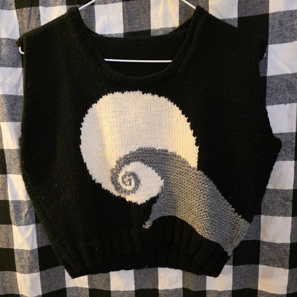 Nightmare Before Christmas Knitted Vest